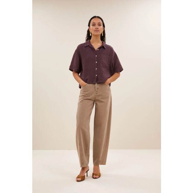 By-Bar Amsterdam 25512023 mara linen blouse 25512023 Mara linen blouse large