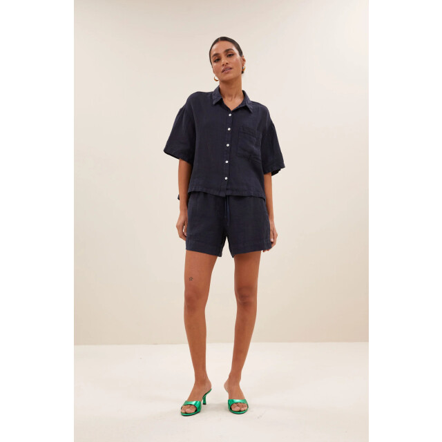 By-Bar Amsterdam 25512023 mara linen blouse 25512023 Mara linen blouse large