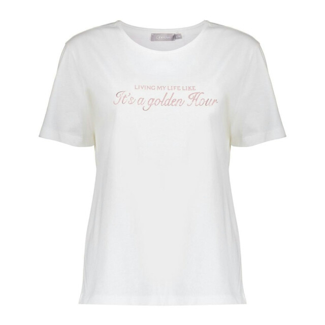 Geisha t-shirt golden hour 52064-40 000 white pink 06011.100.0270 large