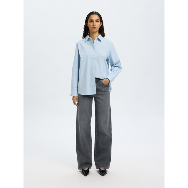 Selected Femme slfester ls relaxed shirt noos 16098133 cashmere 06615.211.0071 large