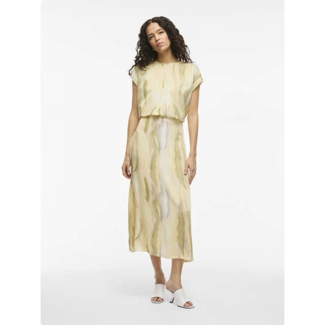 Vila vimurina ban hw ankle skirt 14107130 pale banana 06415.499.0001 large