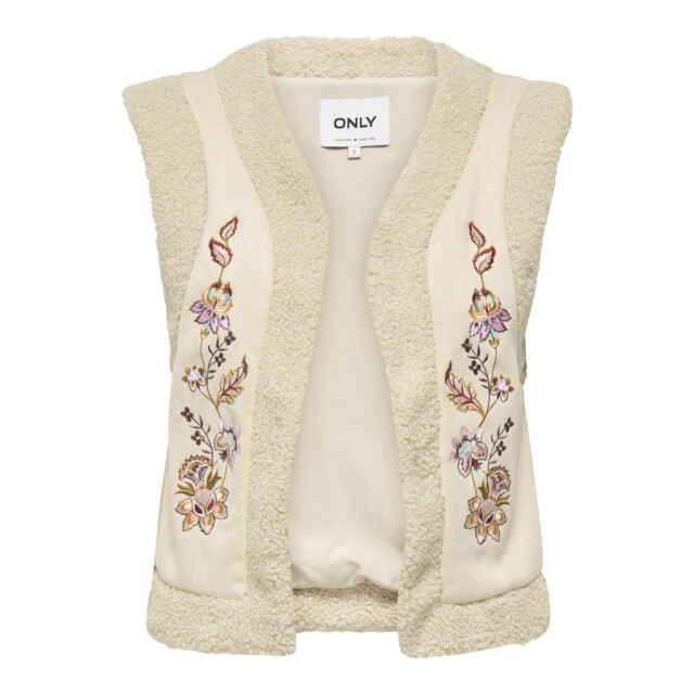 Only onlfrida flower emb. waistcoat cs o 15324172 multi color flower 06226.938.0004 large