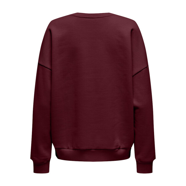 Only onlvictory l/s o-neck fit swt 15362900 cabernet 06721.680.0001 large