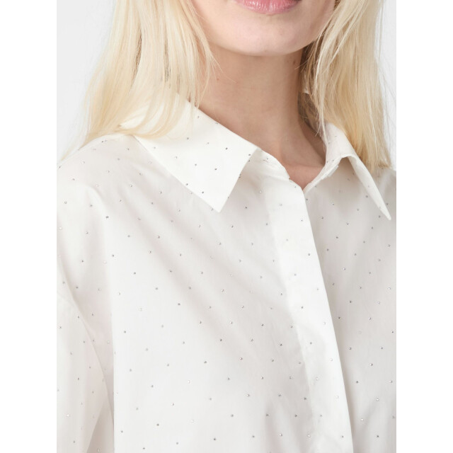 Neo Noir jasie poplin stone shirt 165711 120 white 06613.100.0015 large
