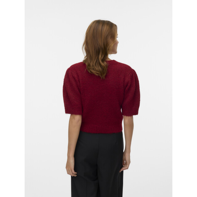 Vero Moda vmnovah ss o-neck puff pullover ga 10320494 winetasting 06712.680.0008 large