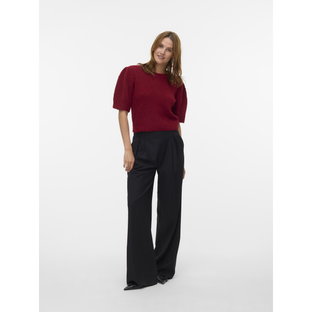 Vero Moda vmnovah ss o-neck puff pullover ga 10320494 winetasting 06712.680.0008 large