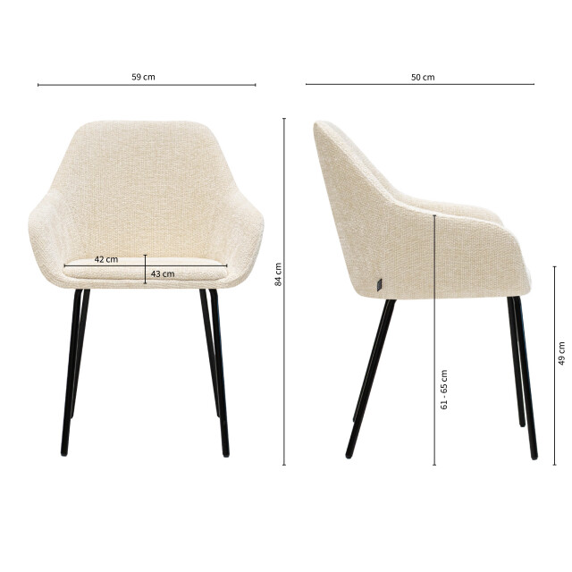 Kick Collection Kick eetkamerstoel odin - 3213306 large
