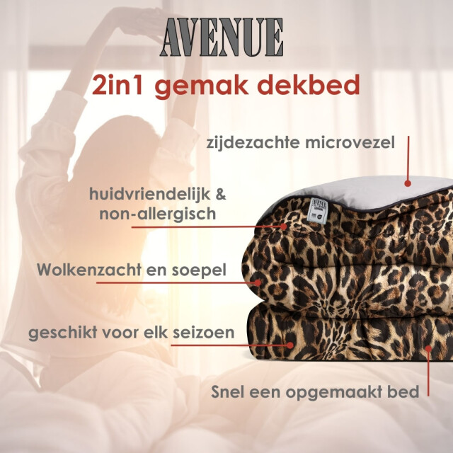 Avenue luxe en makkelijk dekbed zonder overtrek – hoesloos lits-jumeaux dekbed 3205536 large