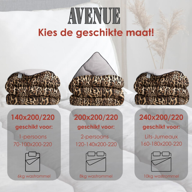 Avenue luxe en makkelijk dekbed zonder overtrek – hoesloos lits-jumeaux dekbed 3205536 large