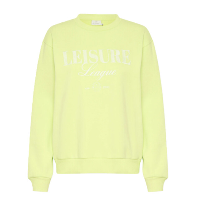 KAFFE Kaviola sweat 10509722 10509722 lime large