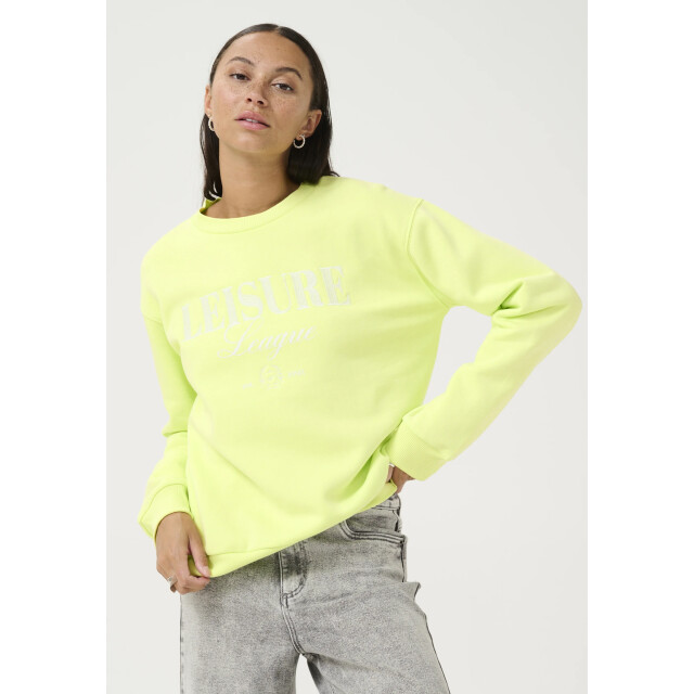 KAFFE Kaviola sweat 10509722 10509722 lime large