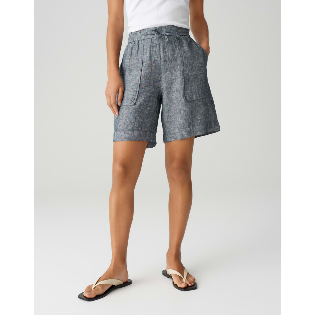 Opus melane shorts linen 105613218100 melane shorts 60020 coal 06902.211.0189 large