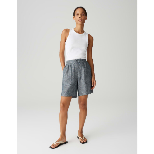 Opus melane shorts linen 105613218100 melane shorts 60020 coal 06902.211.0189 large