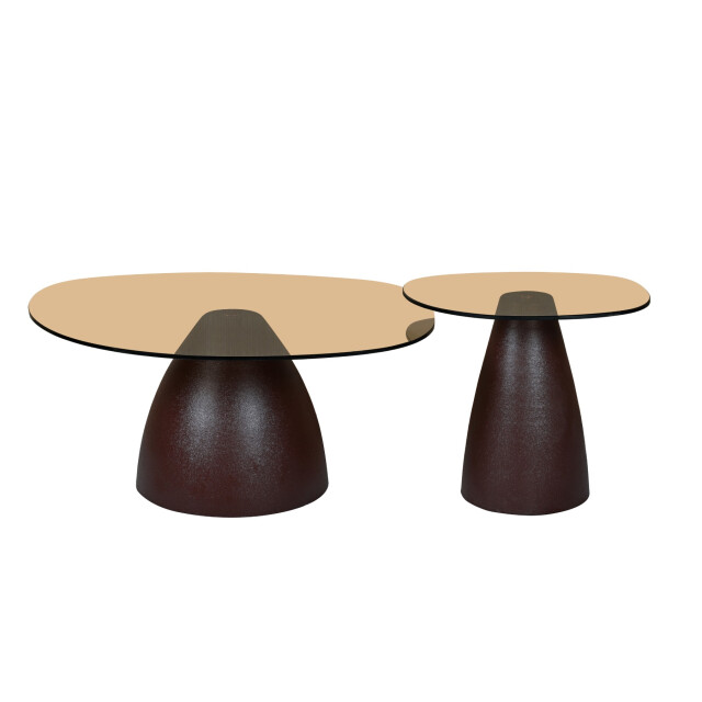 Brix bijzettafel mylon brown 50cm - 3186114 large