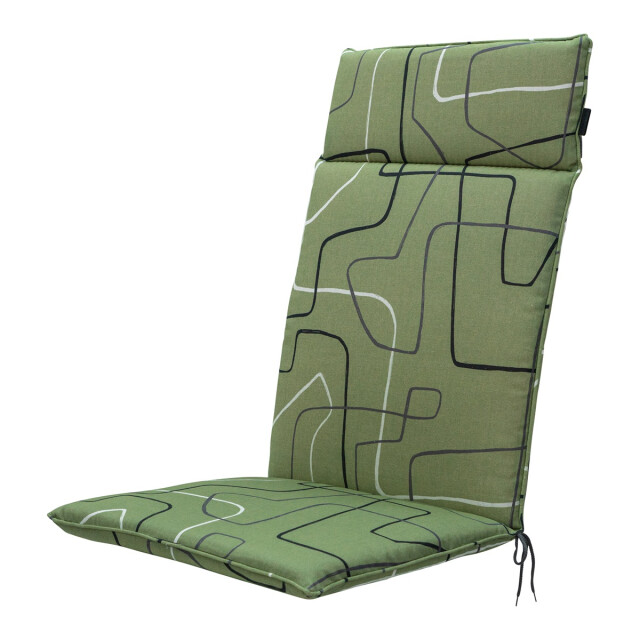 Madison tuinstoelkussen hoge rug joah sage ca. 120x50 cm set van 4 3082914 large