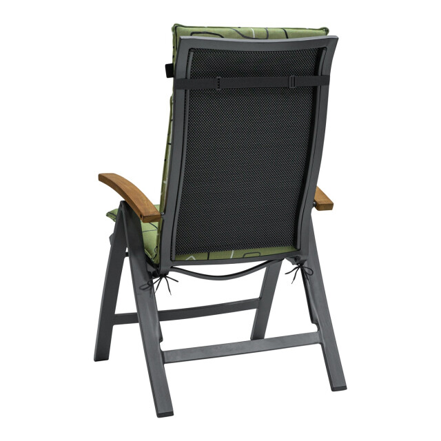 Madison tuinstoelkussen hoge rug joah sage ca. 120x50 cm set van 4 3082914 large