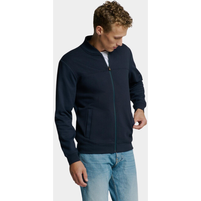 No Excess Vest sweater full zipper jacquard 27100119/096 198957 large