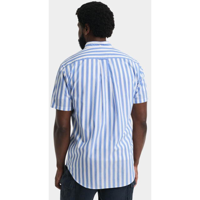 Gant Casual hemd korte mouw reg classic poplin stripe ss 3250142/419 199065 large