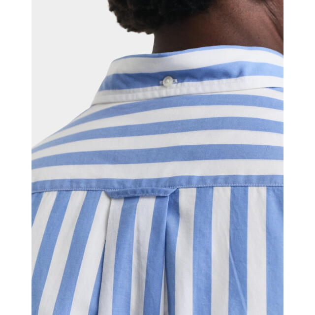 Gant Casual hemd korte mouw reg classic poplin stripe ss 3250142/419 199065 large