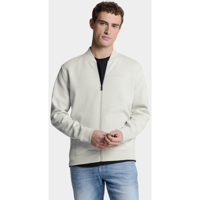 No Excess Vest sweater full zipper jacquard 27100119/017 198956 large