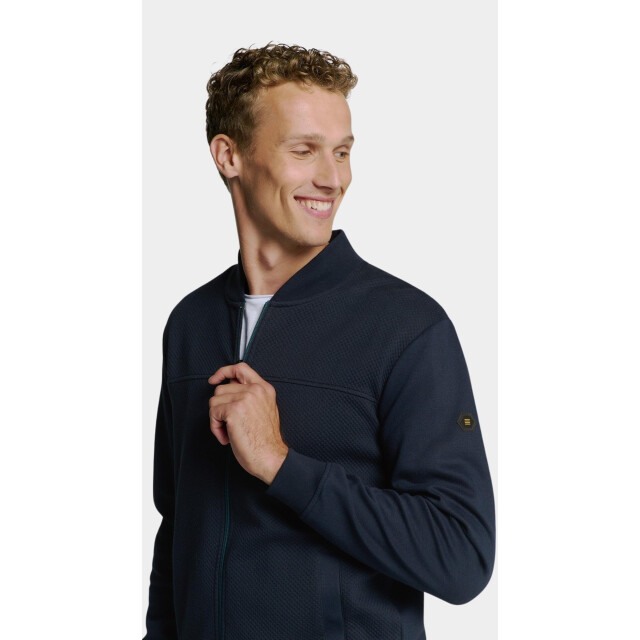 No Excess Vest sweater full zipper jacquard 27100119/096 198957 large