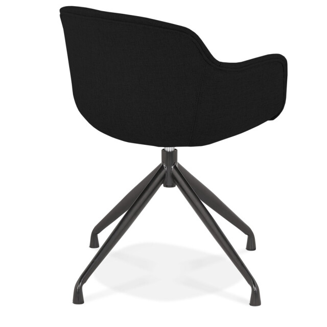 Alterego Design stoel met armleuningen swan 59x54x80 cm 3190743 large