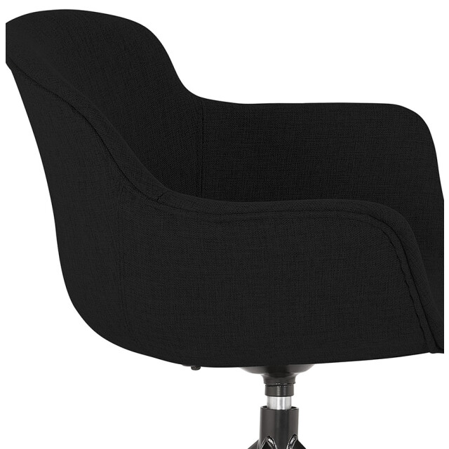 Alterego Design stoel met armleuningen swan 59x54x80 cm 3190743 large