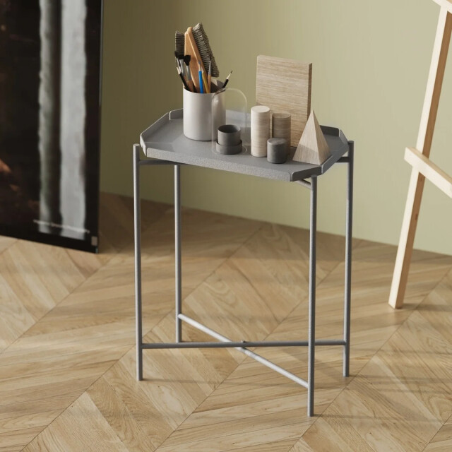 CaliCosy Bijzettafel met rechthoekig blad met rand h56 cm parker 3220711 large