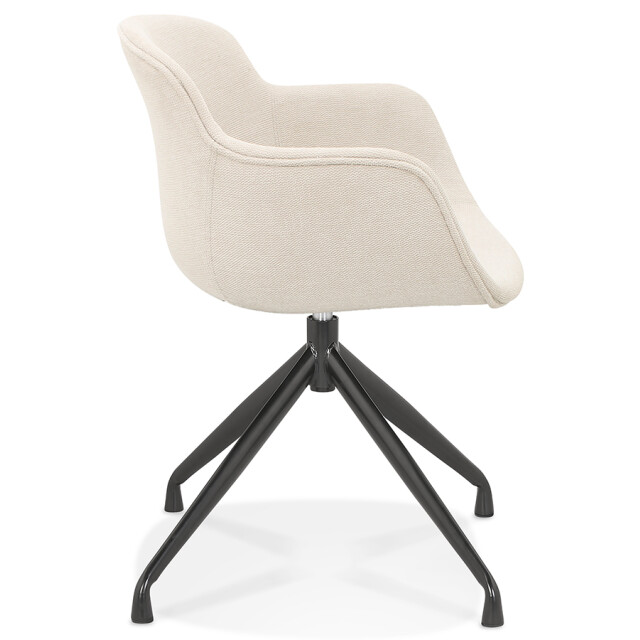 Alterego Design stoel met armleuningen 'mimo' in stof 3190810 large