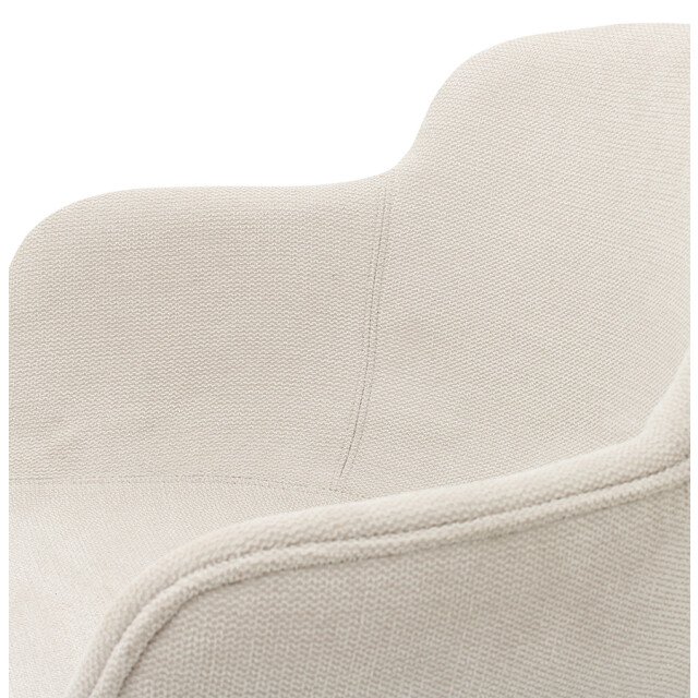 Alterego Design stoel met armleuningen 'mimo' in stof 3190810 large