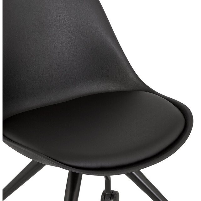 Alterego Bureaustoel op wielen skin 60x60x92 cm 3191768 large