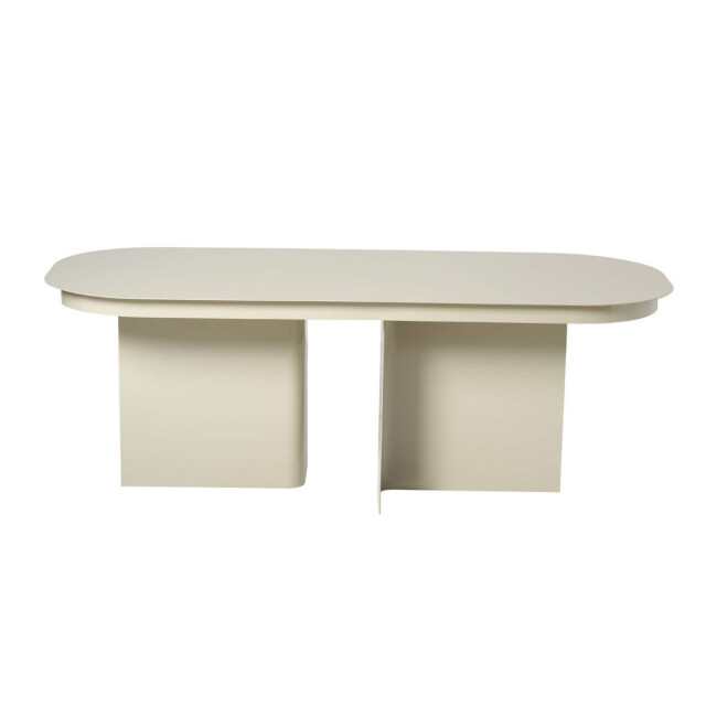 CaliCosy Salontafel met afgerond blad en 2 poten l120 cm alma 3220773 large