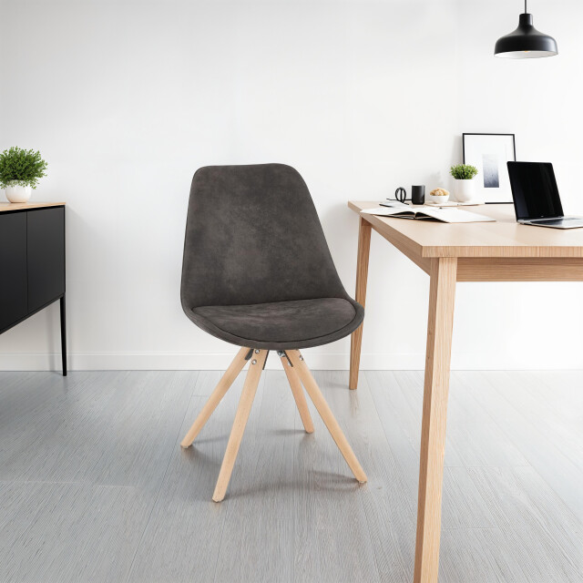 Alterego Comfortabele stoel harry 48x56x84 cm 3191333 large
