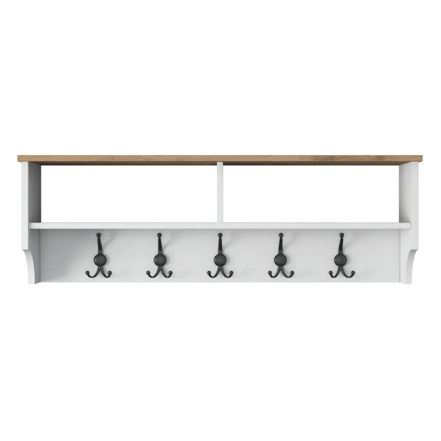 CaliCosy Kapstok met 2 vakken en 5 haken l120 cm brooke 3220765 large