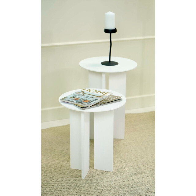 CaliCosy Set van 2 ronde salontafels h45 / h55 cm leo 3220685 large