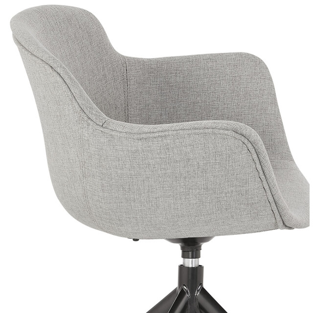 Alterego Design stoel met armleuningen swan 59x54x80 cm 3190742 large