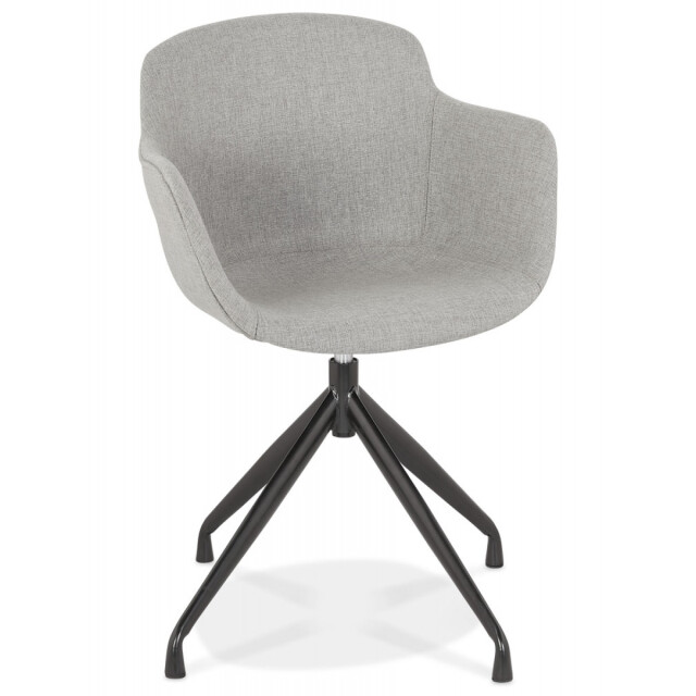 Alterego Design stoel met armleuningen swan 59x54x80 cm 3190742 large