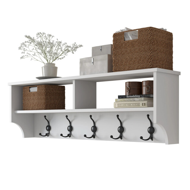 CaliCosy Kapstok met 2 vakken en 5 haken l120 cm brooke 3220767 large