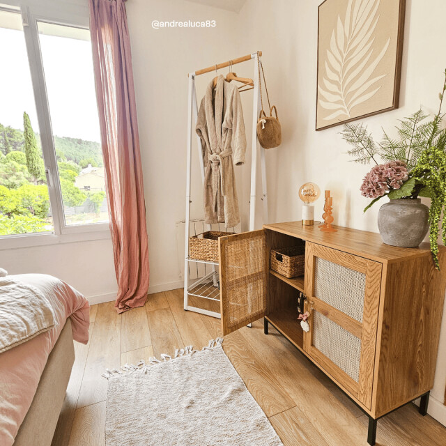 CaliCosy Buffet 2 portes en rotin naturel l80 cm jaya 3042284 large