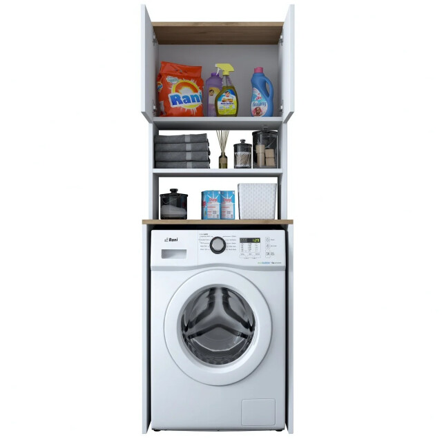 CaliCosy Wasmachinerek met 2 planken en 2 deuren h183,6 cm june 3220745 large