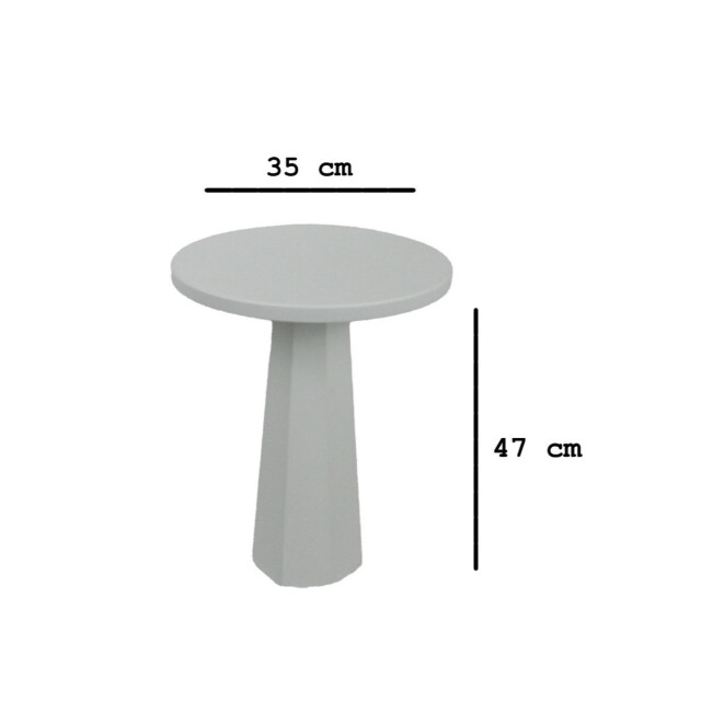 CaliCosy Ronde salontafel met brede poot h47 cm lilyum 3220682 large