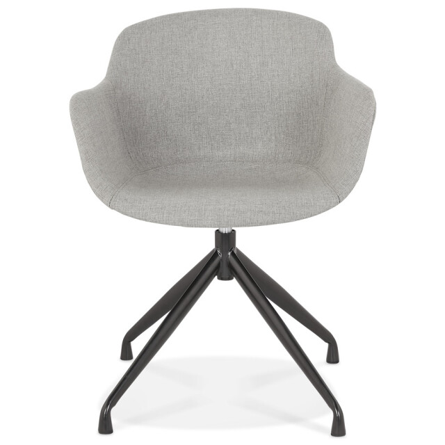 Alterego Design stoel met armleuningen swan 59x54x80 cm 3190742 large