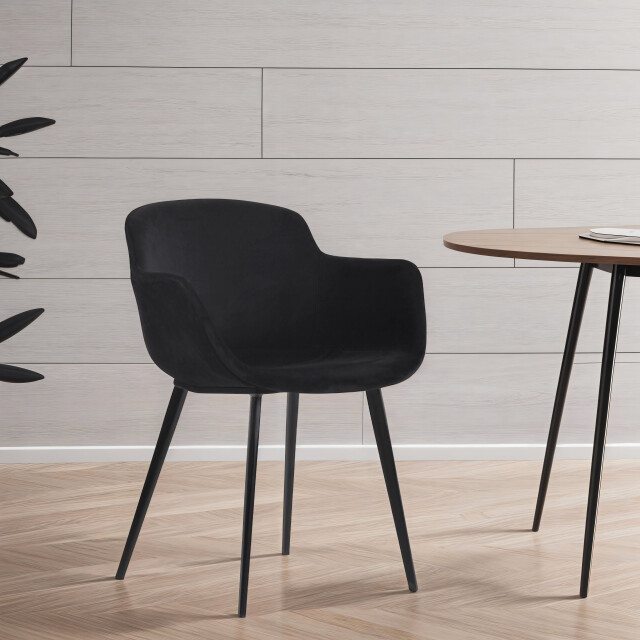 Alterego Stoel met armleuningen armada 59x54x80 cm 3190703 large