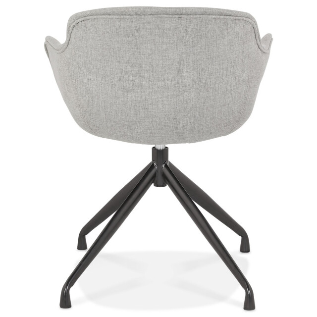 Alterego Design stoel met armleuningen swan 59x54x80 cm 3190742 large