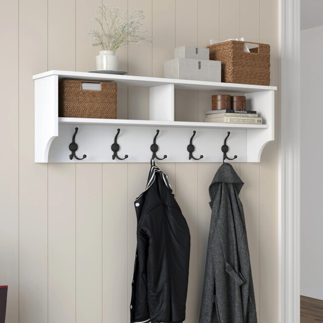 CaliCosy Kapstok met 2 vakken en 5 haken l120 cm brooke 3220767 large