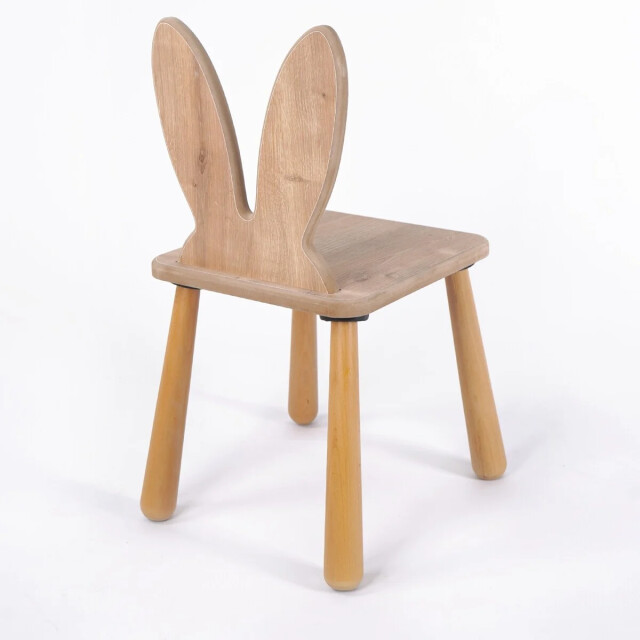 CaliCosy Kinderstoel met konijnenrugleuning l30 cm mael 3220679 large