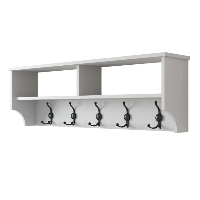 CaliCosy Kapstok met 2 vakken en 5 haken l120 cm brooke 3220767 large