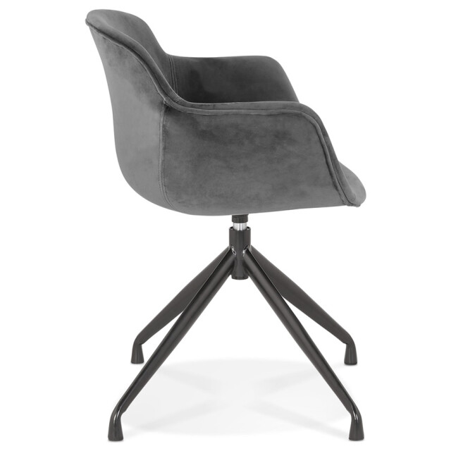 Alterego Design stoel met armleuningen grapin 59x54x80 cm 3190738 large