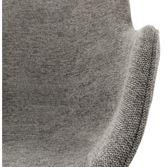 Alterego Design stoel met armleuningen 'mimo' in donker stof 3190816 large