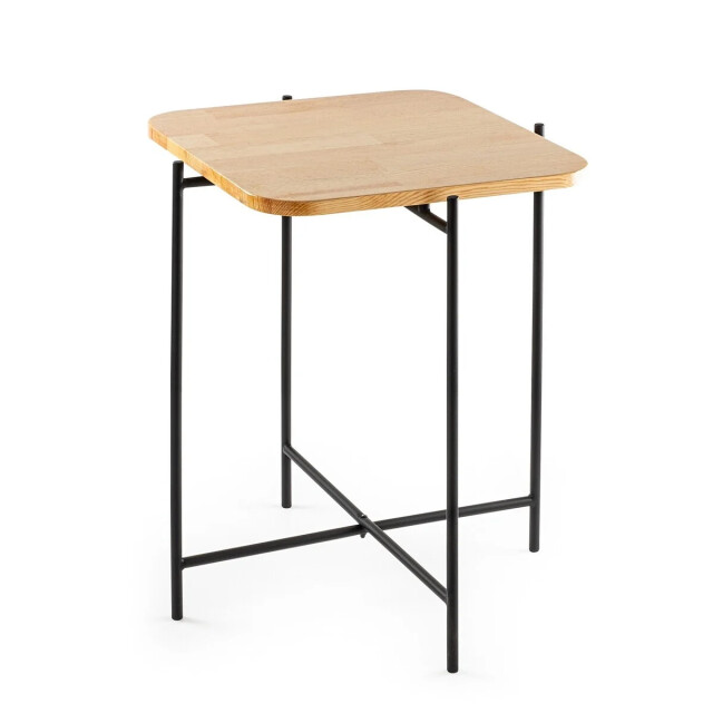 CaliCosy Vierkante bijzettafel met metalen poten h56 cm jamie 3220698 large